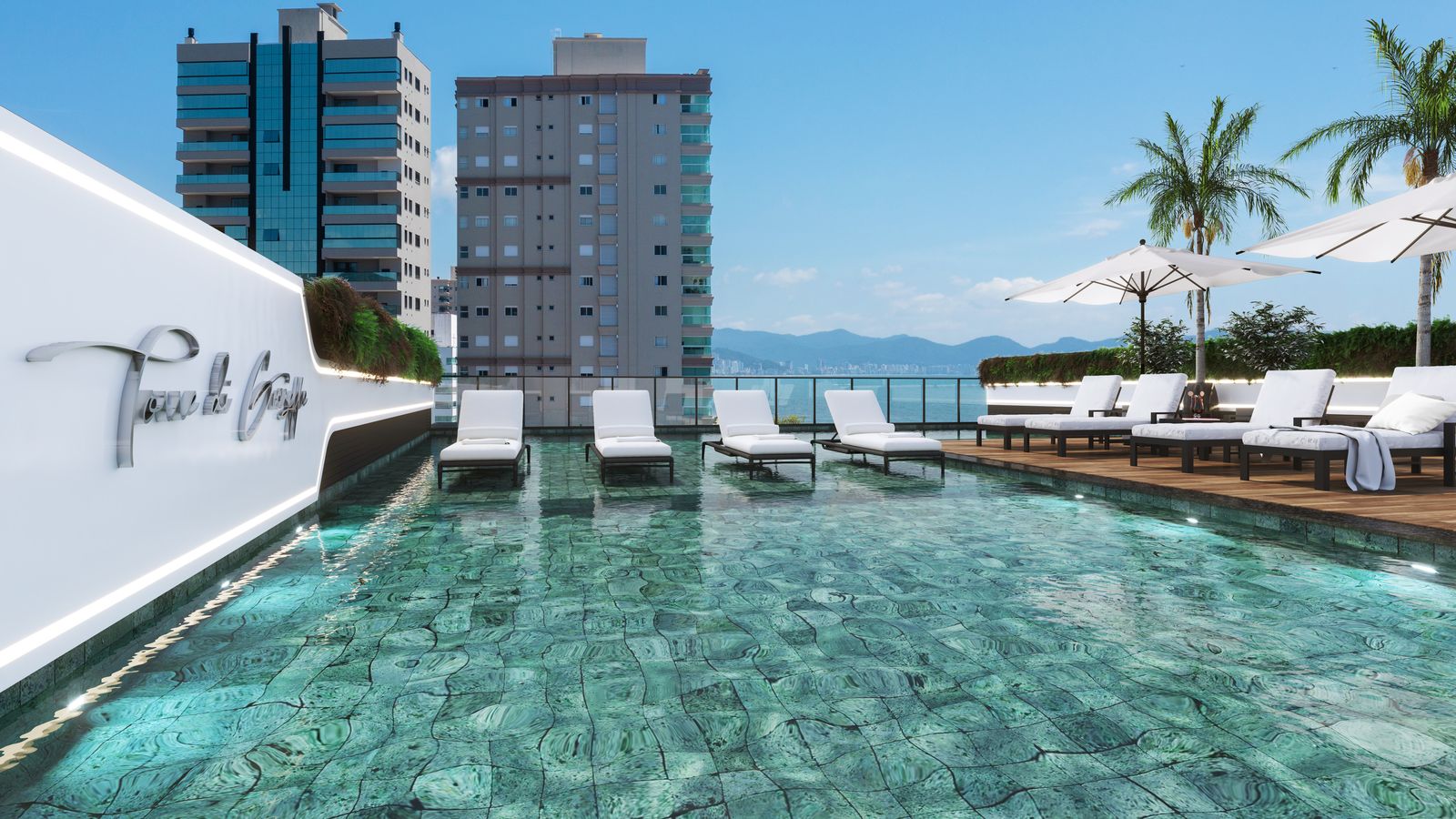 Piscina do Torre di Giuseppe, render