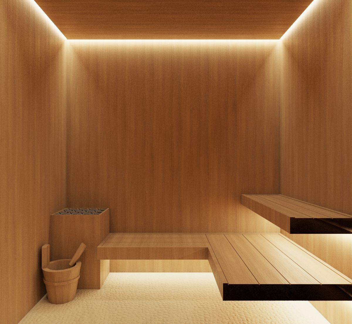 Sauna do Torre di Giuseppe, render